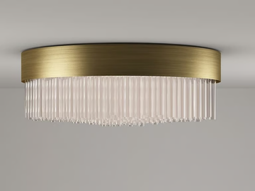 MY LAMP - LED ceiling light in borosilicate glass and metal by Paolo Castelli - view 3